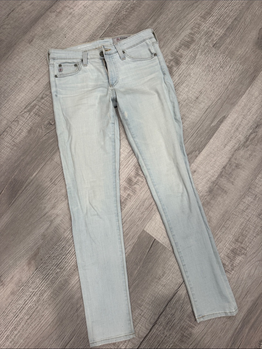 AG Adriano Goldschmied Light Blue Skinny Jeans